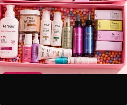 perfume , body mist , scrub …