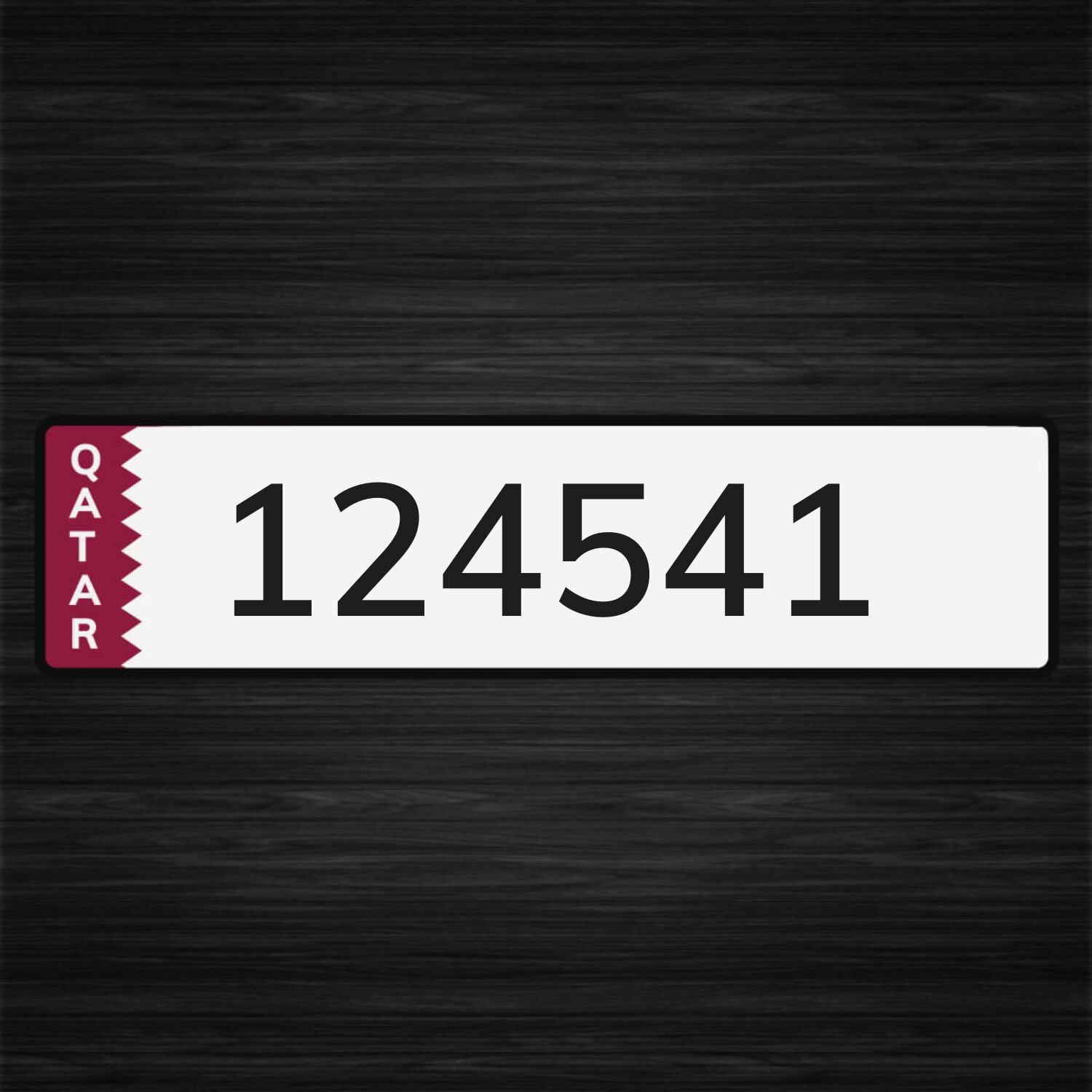 plates car