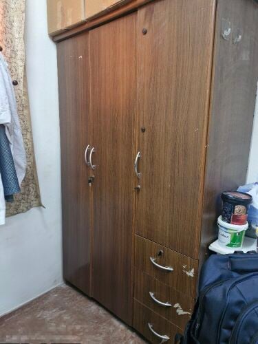 cupboard and dressing used
