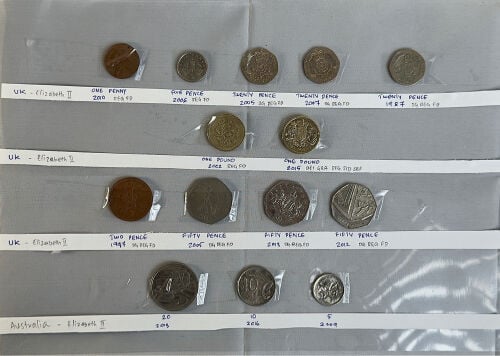 old/vintage coins 
