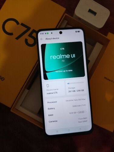 Realme c75 256GB 8+8GB