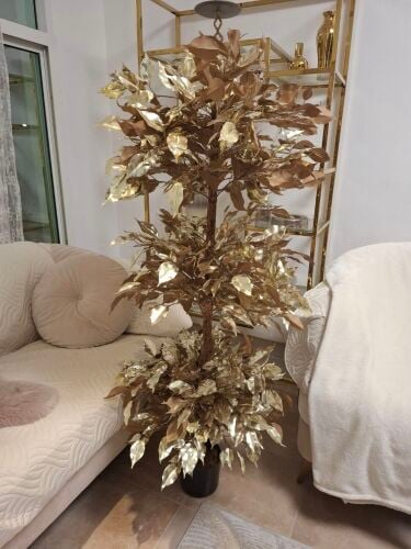 Ficus Plant-Artificial plant gold