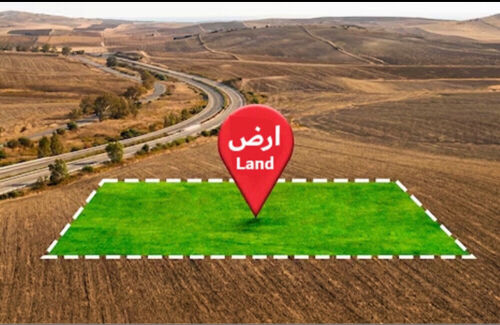 للبيع ارض شارعين وزاوية موقع مميز