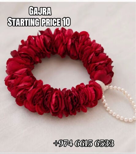 Flowers,Gajra and rose petals 