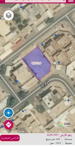 للبيع ارضين بالريان جنب بعض