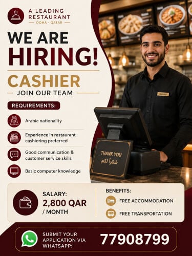 cashier-restaurant job