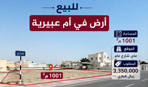 للبيع أرض مميزة بأم عبيرية