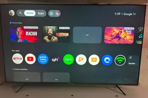 Nikai 75 " 4K Smart QLED TV Webos.