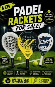 Brand new Padel racket for sale