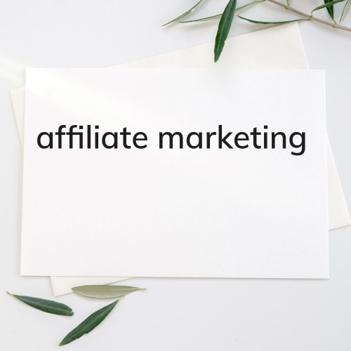 Affiliate marketing job