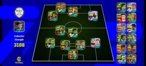 efootball with 15icons.3250+rating