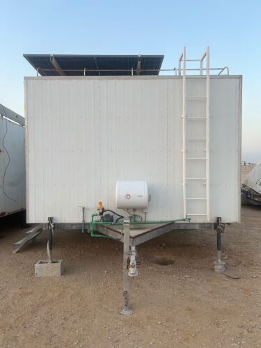 Porta cabin with solar system 