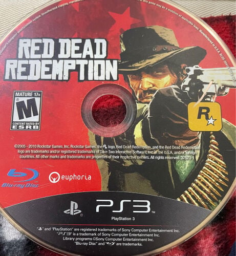 Cd red dead redemption on ps3