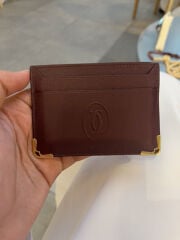 Authentic Cartier Wallet – Burgundy
