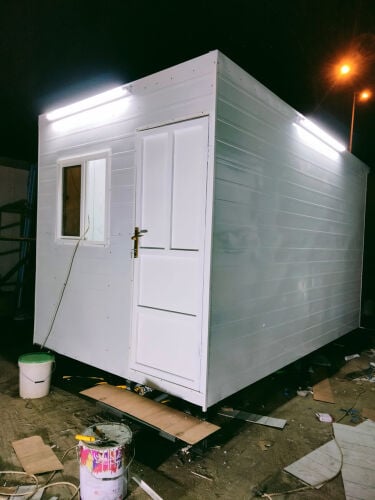 Cabin toilet kitchen