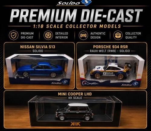 Premium 1:18 Scale Die-Cast models