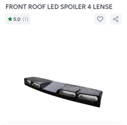 jetor 2 front led roof light