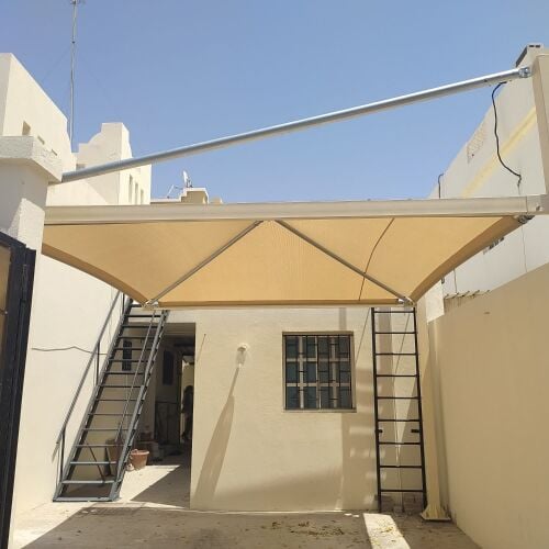 Fabric clothes car parking shade