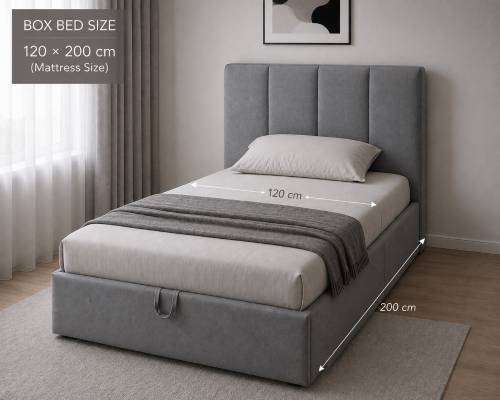 American box bed semi double