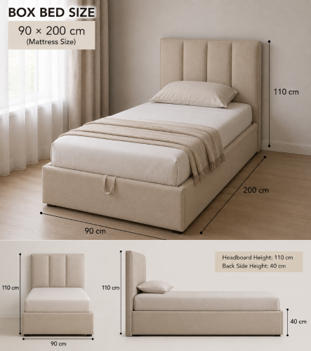 American box bed single size