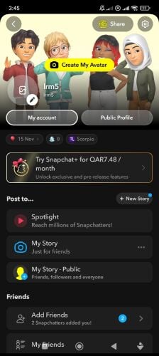 Snapchat username 4 letters