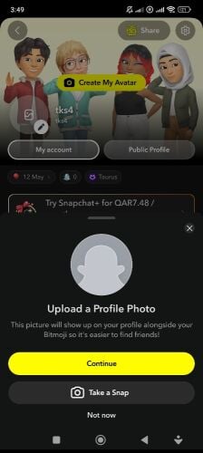 Snapchat username 4 letters