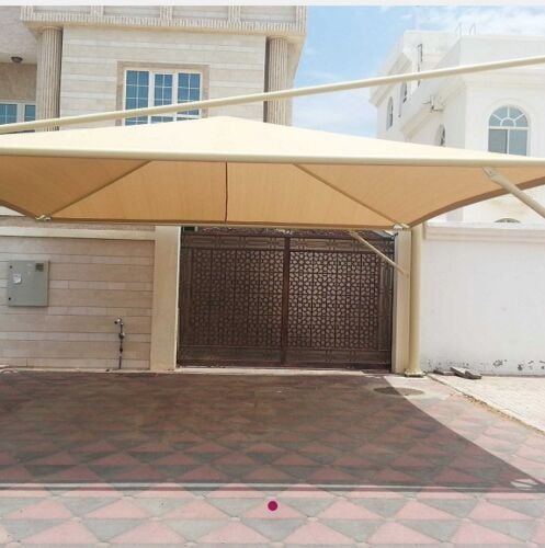 مظلات ملابس قماشية لمواقف السيارا