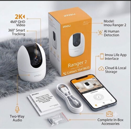 Imou indoor wifi cctv camera 
