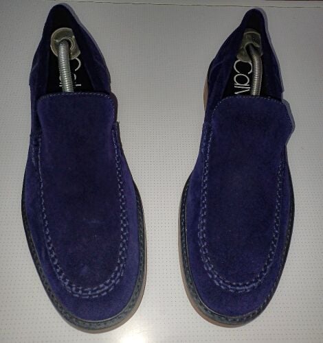 Calvin Klein Vance Blue Leather 44