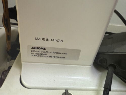 janome tailoring machine 808a