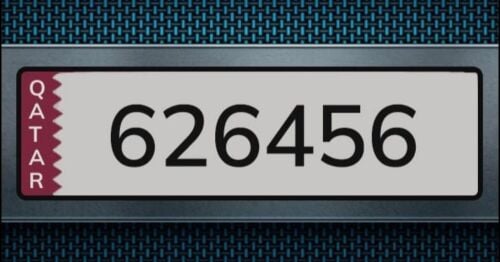 Privilege Car plate for sale