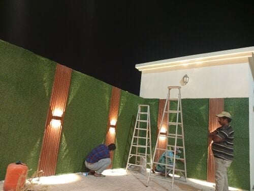 السجاده وبديل الخشب واضاءه