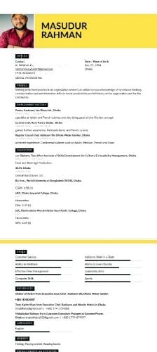 Looking for a Restaurant Chef Job