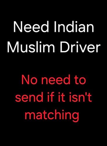 Need Indian , Muslim, light drive