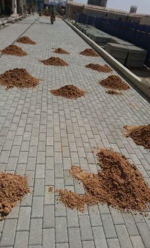 tiles or interlock installation