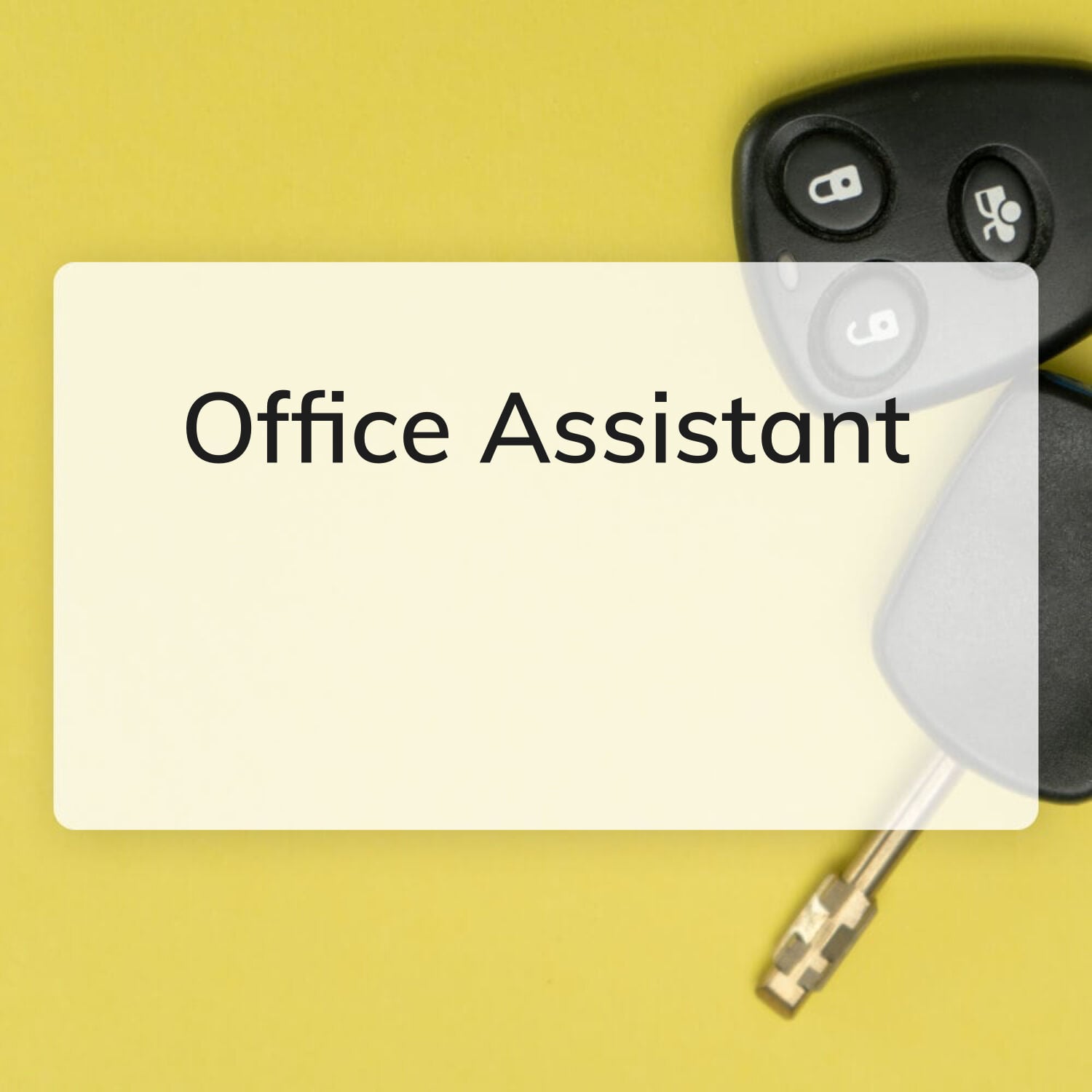 Office  assistant (Male)