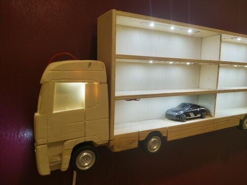 Hotwheels toy car display stand
