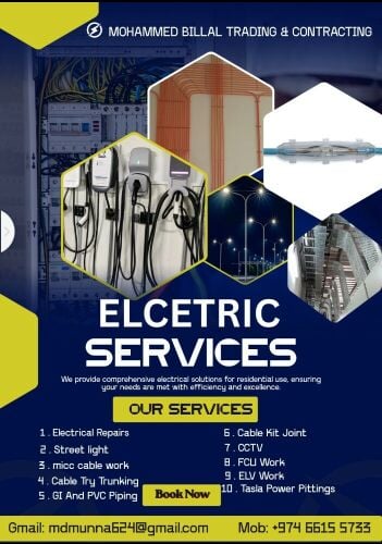 villa,office, all electricity work