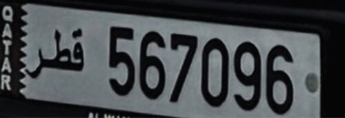 number plate 