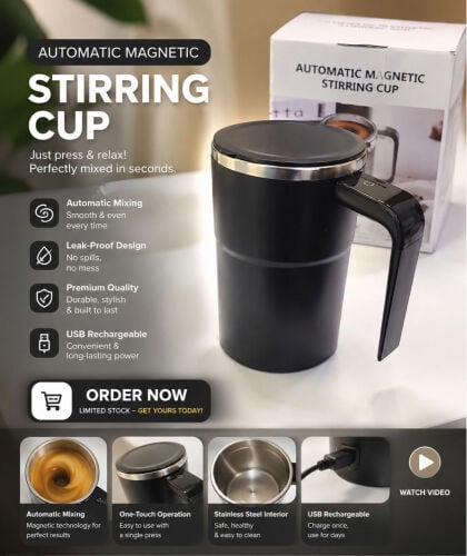 Automatic magnetic stirring Cup 