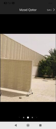 حاجز بلاستيك على الطوفه مدخل