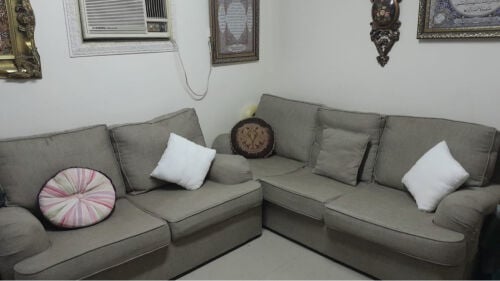 neat and clean sofa 