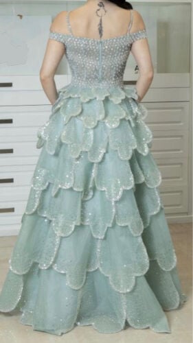 luxurious evening dress