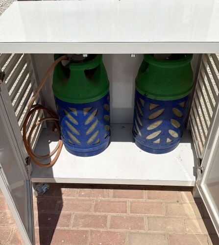 gas cylinder box for outdoor