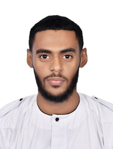 A young Sudanese man is looking for