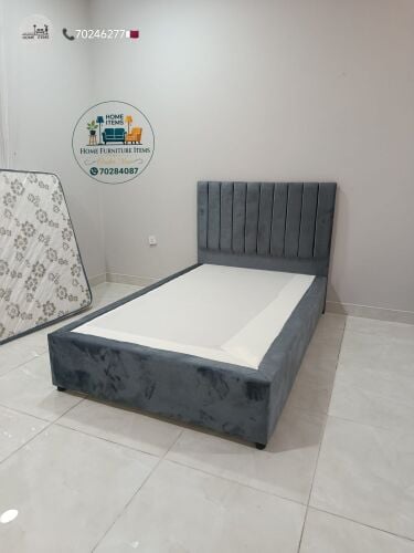 Bed, mattress, cabinet availab