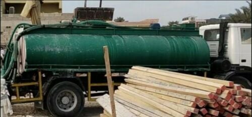 توريد تانكر مياه لمواقع البناء