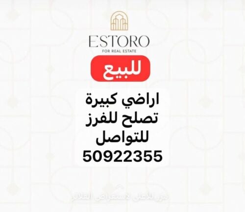 للبيع اراضي كبيرة
