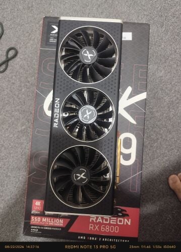 Xtx qick 319 Amd Rx 6800 16gb ram