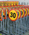 Traffic Signage with Stand